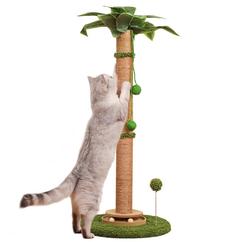 Cat grabbing the board is resistant and does not drop the dandruff cat claw pillar teasing cat artifact hemp, hemp rope self -relief cat climbing frame, cat toy