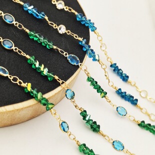 diy�Ʒ�������ɫ��Ȼ�ʯ4mm����ˮ���~朏���ɫŤ������朗l