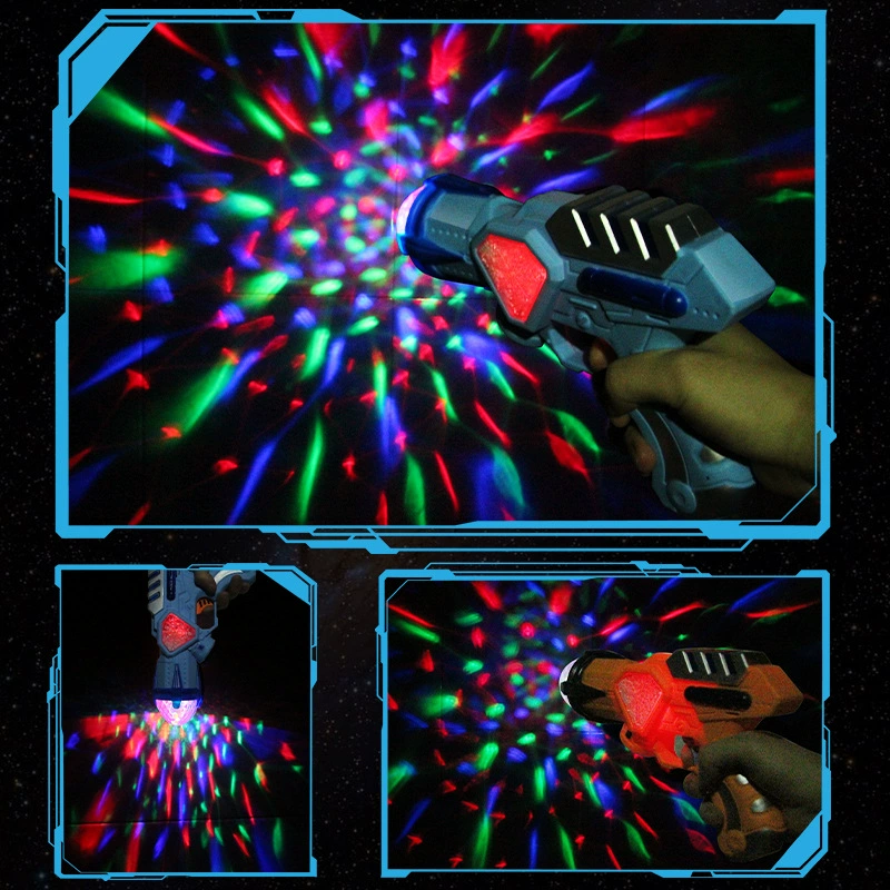"Colorful electric music toy gun"