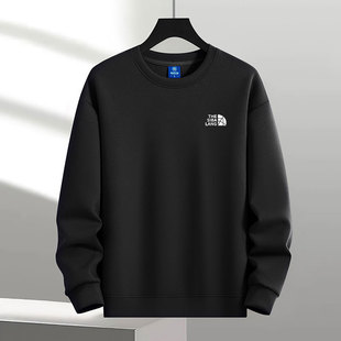 Group Purchase Customized Logo Spring and Autum Round Neck Off-Shoulder Sweatshirts for Men and Women, Same Style Pullover Sports Tops Plus Fat Plus Size