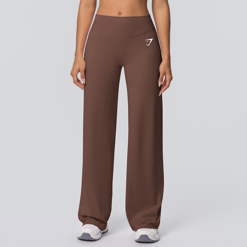Gymshark Double-Sided Brushed Shark High-Waisted Loose Breathable Yoga Wide-Leg Pants Running Fitness Yoga Flared Pants Gymshark Double-Sided Brushed Shark High-Waisted Loose Breathable Yoga Wide-Leg Pants Running Fitness Yoga Flared Pants