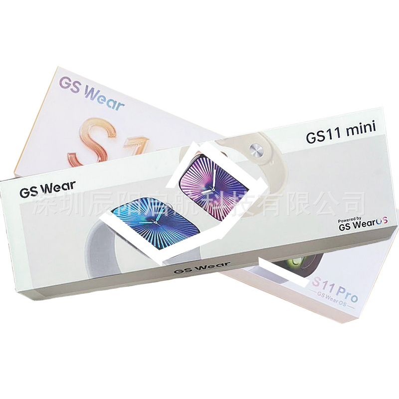 Cross-Border Popular Product Gs11 Mini Smart Watch 1.75 Inch Bluetooth Calling Heart Rate Blood Oxygen + Local Music