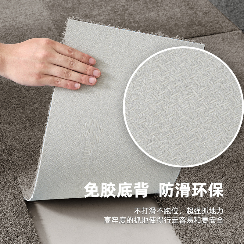 Alfombra de sala de estar 2025 nueva alfombra doméstica resistente a la suciedad fácil de cuidar alfombra DIY gran área al por mayor