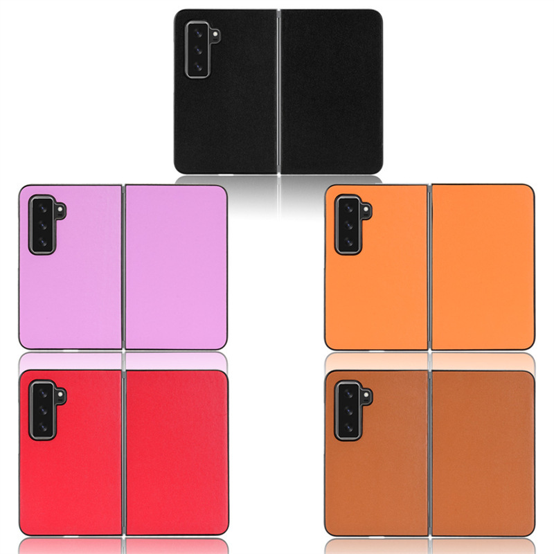 Applicable to Microsoft Surface Duo 2 mobile phone shell Microsoft Duo 2 lamb grain leather shell Applicable to Microsoft Surface Duo 2 mobile phone shell Microsoft Duo 2 lamb grain leather shell