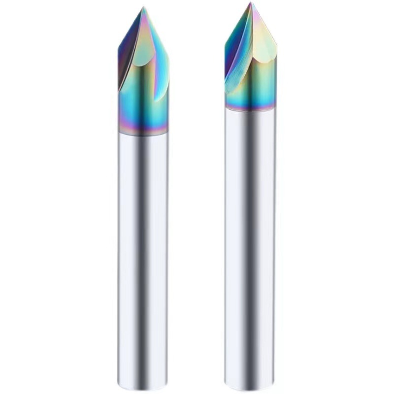 55度钨钢七彩合金倒角刀3-20  60°120°