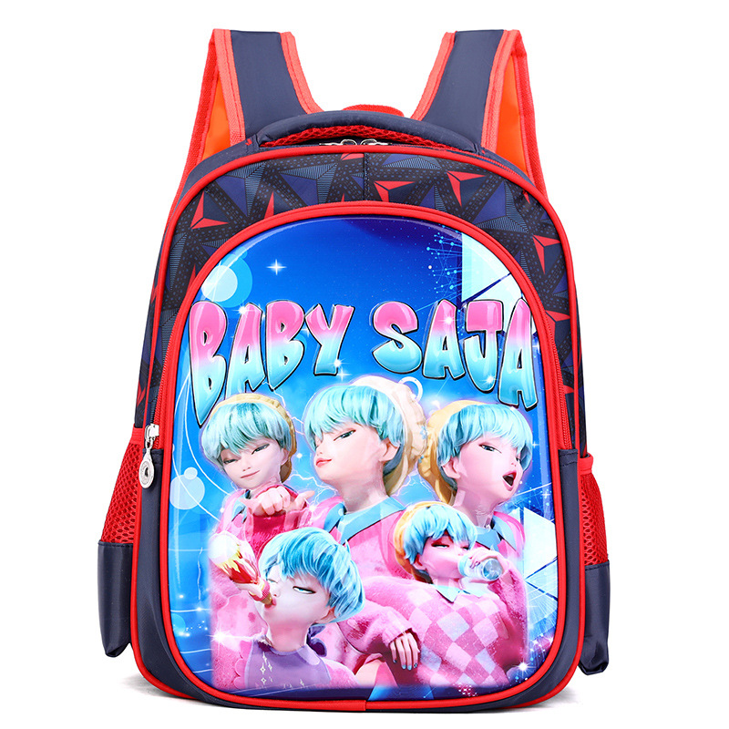 Nueva mochila infantil de dibujos animados jardín de infantes mochila de cáscara dura 3D animación estereoscópica mochila transpirable para niños y niñas estudiantes de primaria