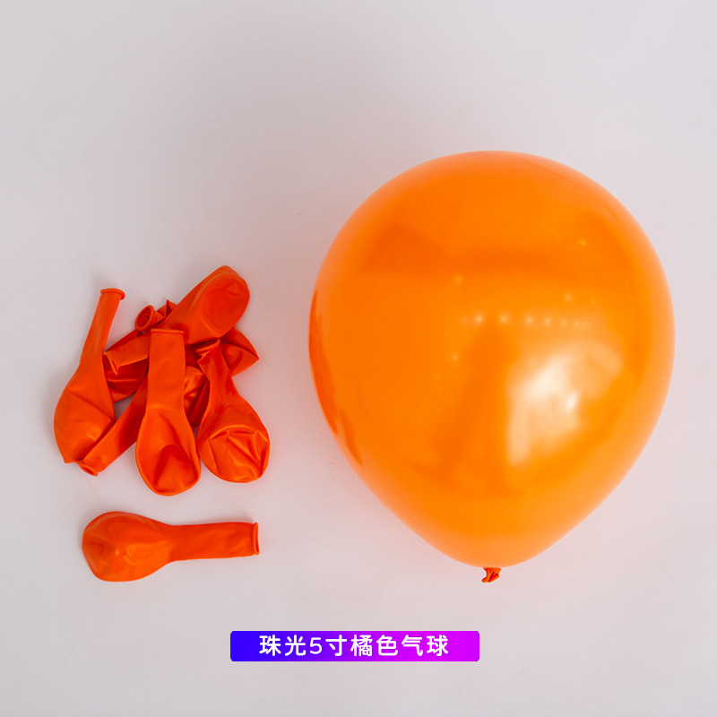 Naranja perlada de 5 pulgadas (100)