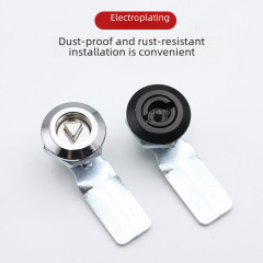 Direct selling MS705 distribution box switch cabinet base box door lock cylindrical lock rotating tongue lock one-word triangle four-corner lock core