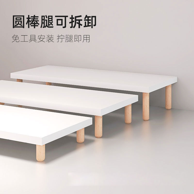 Computer Elevated Desktop Monitor Elevated Shelf Notebook Stand Desktop Storage Rack on the Desk