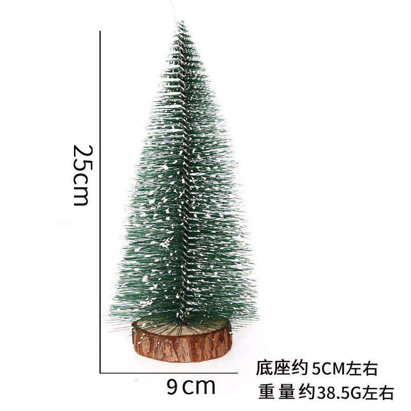 クリスマス用品のミニクリスマスツリーのテーブルの置物の祝日の装飾は白い雪の松のクリスマスツリーのプレゼントをつけます。|undefined