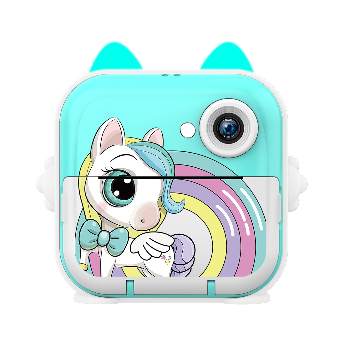 Transfronterizo nuevo Q5 tiro mal pregunta impresión cámara mini lente dual SLR cámara digital impresora de fotos