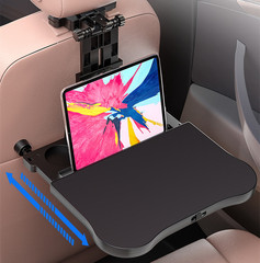Cross-border bestseller adjustable laptop desk for car children's chair back food and drink tray