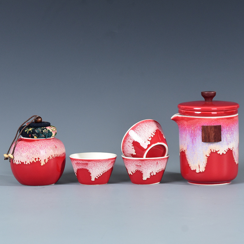 스타일 14: Feishang 가마는 세 컵 + 차 캔으로 변합니다.