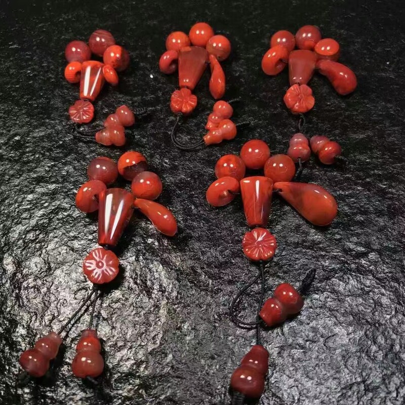 Factory wholesale natural Sichuan material south red tee suit top bead 9.6-10.2mm Buddha head diy jewelry accessories