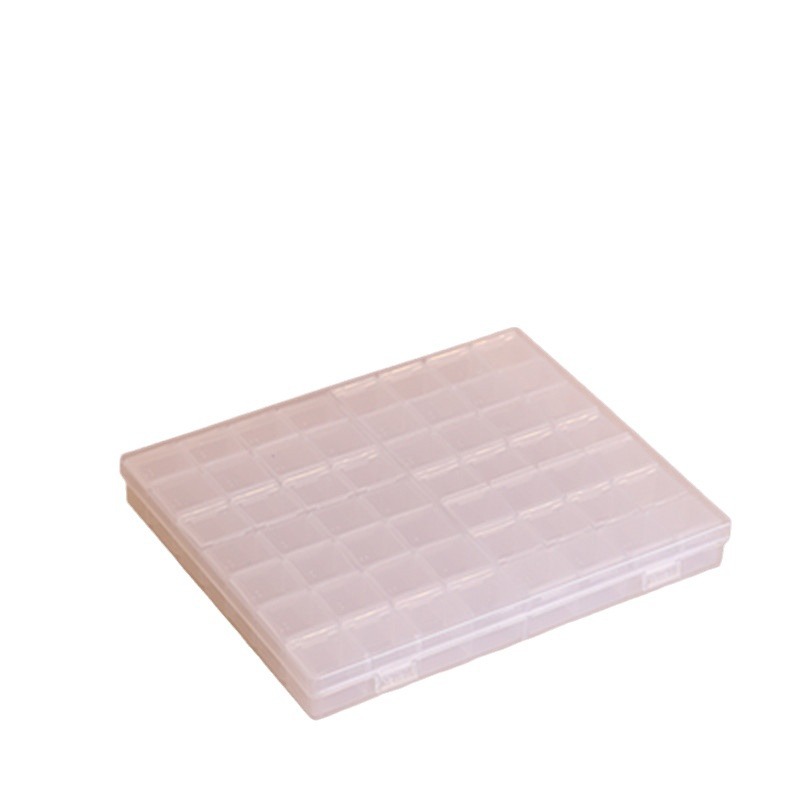 Cover, accessory, storage box, earrings, 56 cells