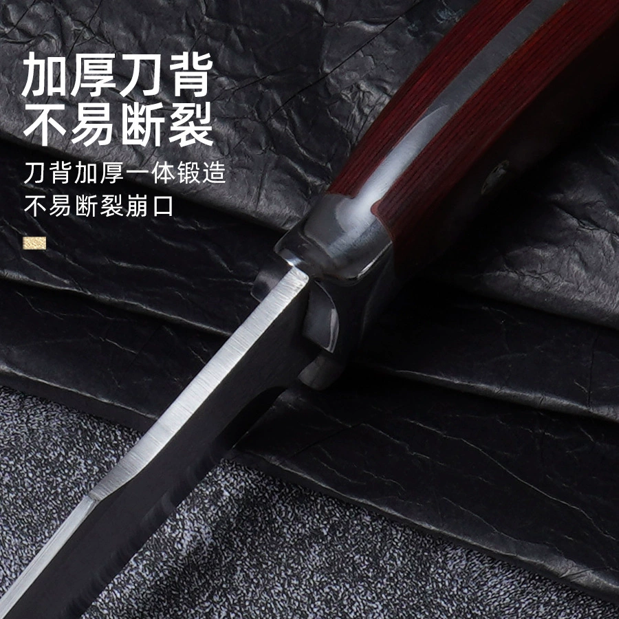 Break outdoor knife multi -function camping knife fruit knife, high hardness, small straight knife, sharp durable survival, survival knife