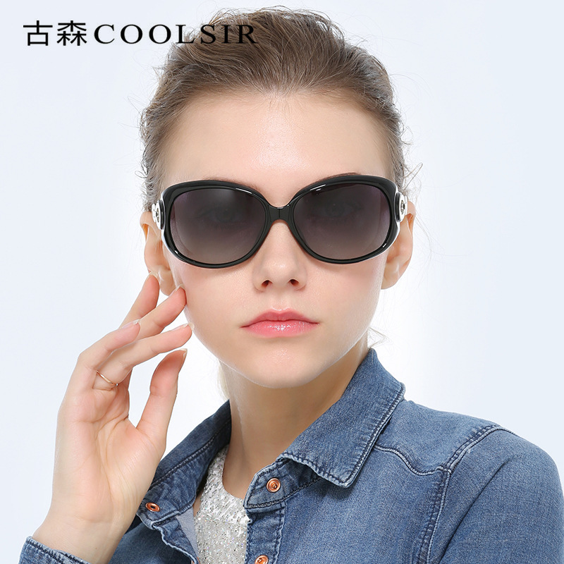 Women's Fashionable Sunglasses with a High-End Feel, High-Definition Polarized 122 Sunshade, Uv Protection, Outdoor Photography Sunglasses Wholesale