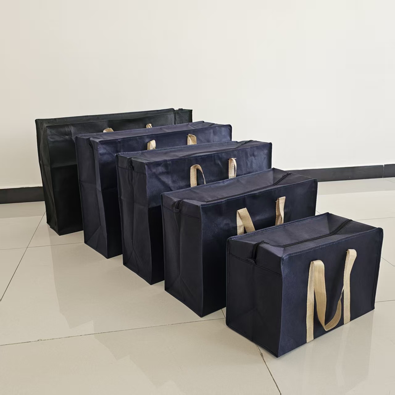 衣服收纳袋搬家打包袋无纺布棉被袋手提行李袋大容量搬家袋批发