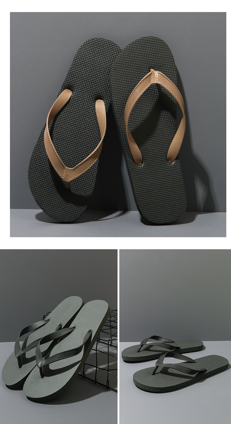 Men's Non-slip Toe-post Flip-flops For Outdoor Summer Beach Wear_voghion.com