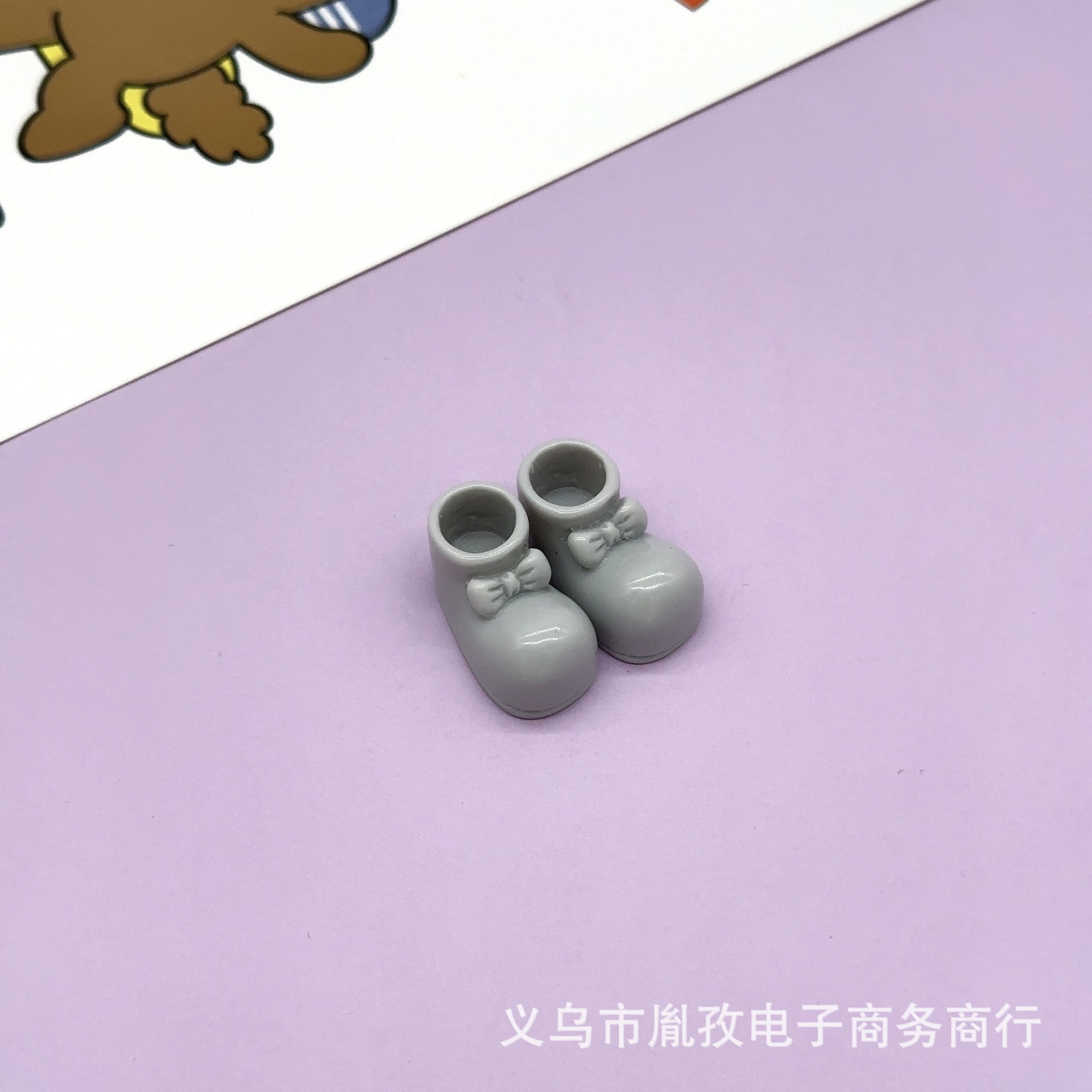 Resina coreana zapatos de arco DIY zapatos pequeños accesorios de juguetes de pelo caja de teléfono celular pegatinas de refrigerador pegatinas manuales