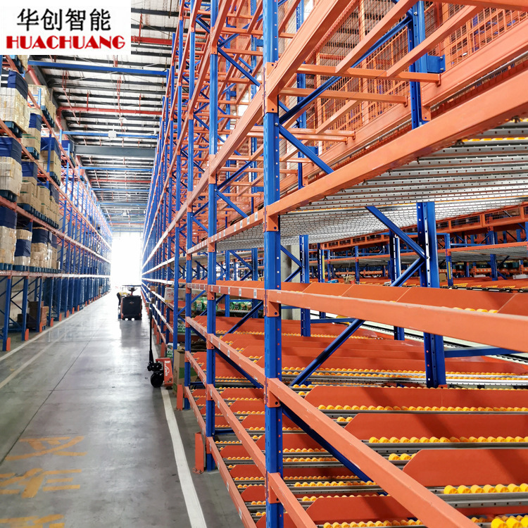 厂家批发流利式货架 重型仓储货架 滑动滚动轮仓库电商云仓分拣架