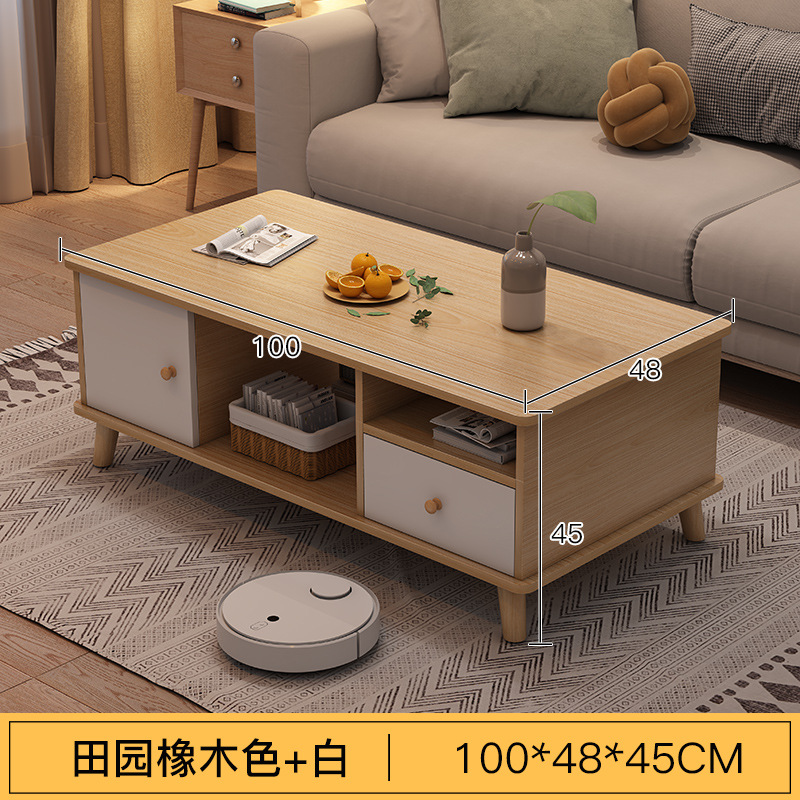 Mesa de café pequeño apartamento sala de estar hogar sofá lado varios simple casa de alquiler moderna creativa dormitorio simple mesa pequeña