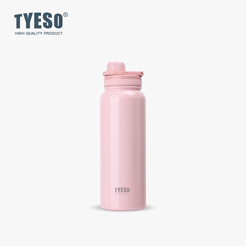 Taisuo 学生スポーツボトル TYESO ポータブルハンドルステンレス鋼ウォーターカップ INS 真空北欧スタイル二重層断熱カップ|undefined