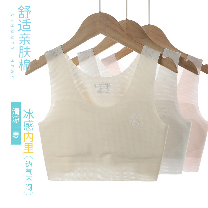 Seamless girl's underwear 10-14-year-old girl's bra 12 children's development stage 1 primary school student vest