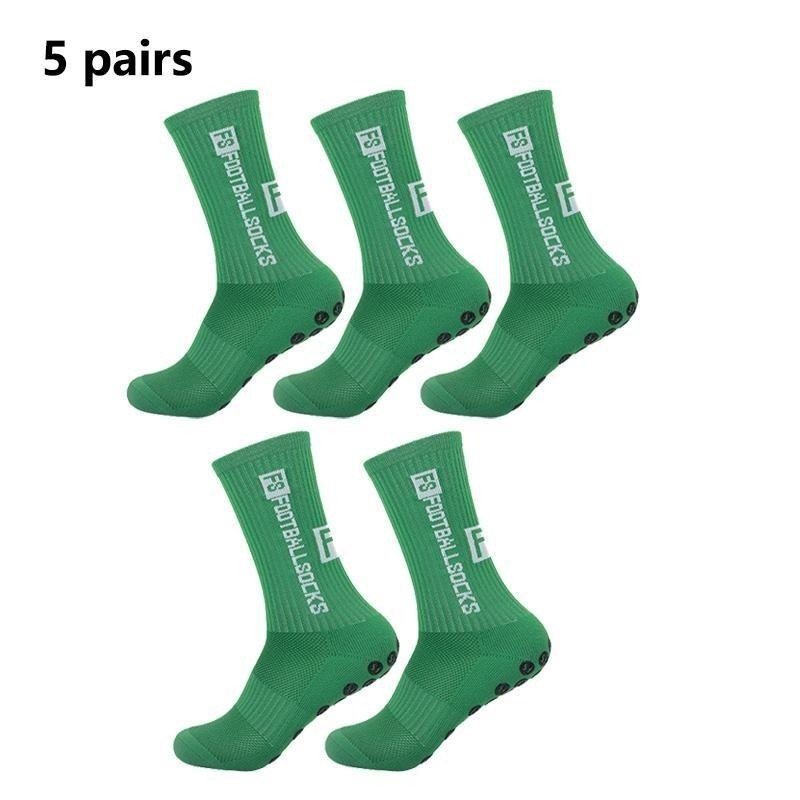 跨境新款点胶足球袜 FS款防滑加厚毛巾底袜子football socks批发|undefined
