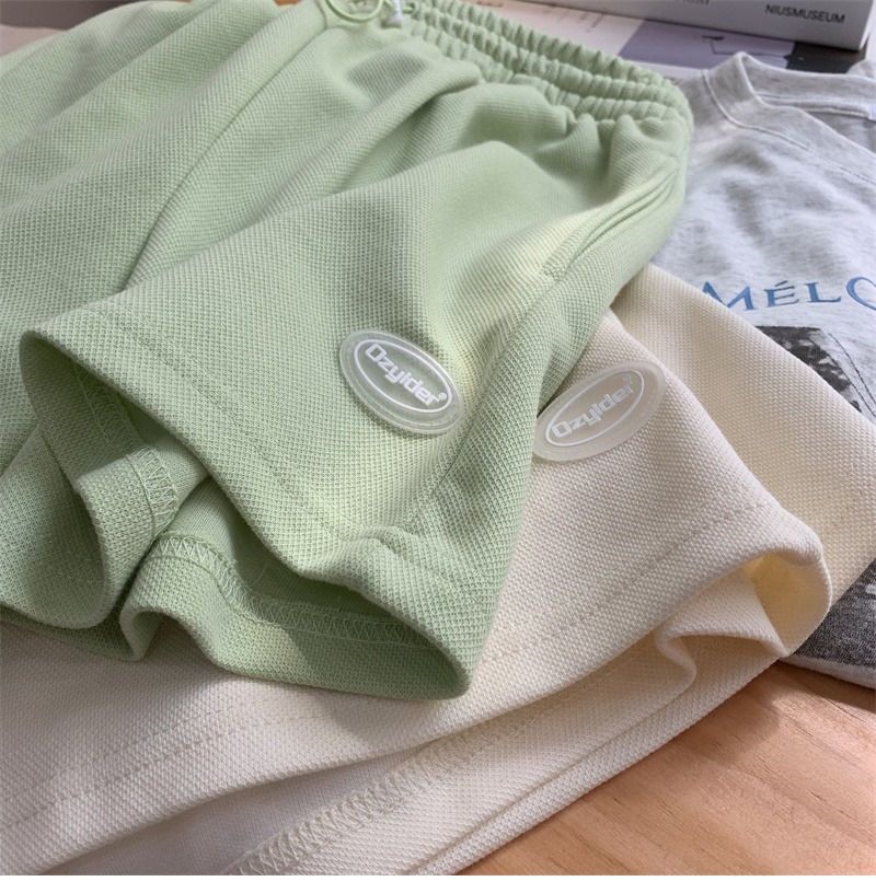 Women's Lightweight Loose-Fit Casual Shorts - Stretchy Polyester Athletic Lounge Shorts For Home, Exercise, And Daily Wear, Gray, Black, Green, Beige_ecoleips.com