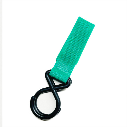 Baby stroller hook, colorful Velcro hook, household hook, multi-purpose car hook with double ring combination hook