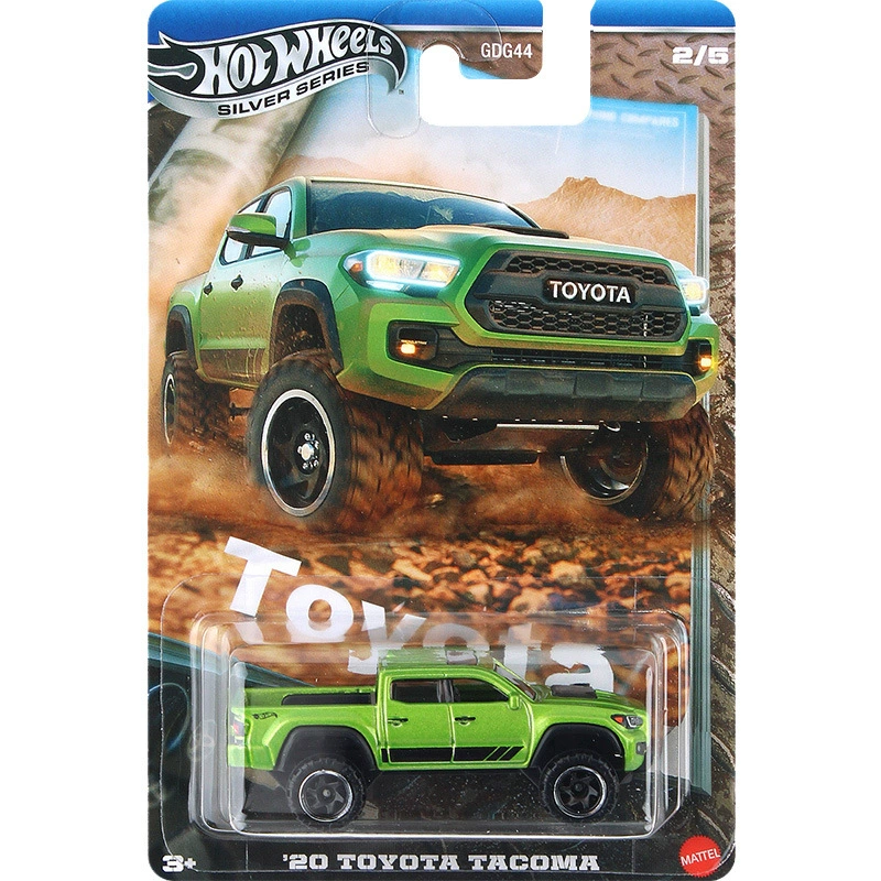 Машинка Hot Wheels Silver Gear Toyota внедорожник Tantra Tacoma Road Cruiser Land Cruiser Car Model GDG44