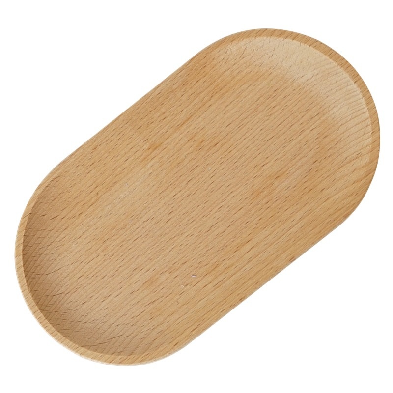 bandeja de madera bandeja de té japonesa pequeña fresca casera comercial refresco pastel redondo rectangular plato oval