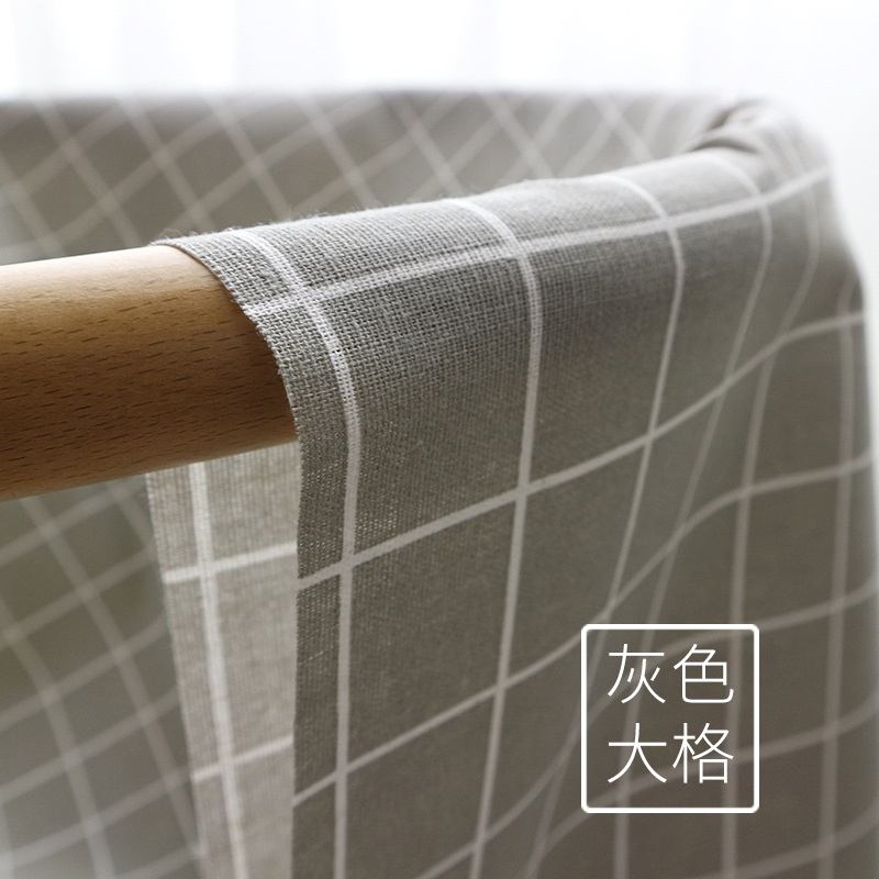 tela de lino de algodón tela de mesa cortina tela de tela de tela sofá tela hecha a mano procesamiento de tela