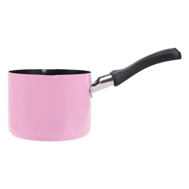 Сковорода с антипригарным покрытием для лапши быстрого приготовления, кастрюля для молока с антипригарным покрытием, лапша с масляными брызгами, маленькая кастрюля для горячего масла, кастрюля для детского питания, универсальная кастрюля для жарки и приготовления пищи.