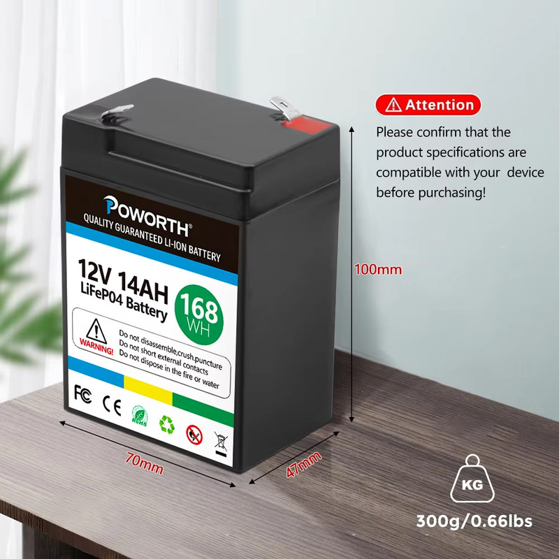 12V 14Ah Lithium Battery 168Wh Small Maintenance-Free Battery for Electronic Scales/Child Carts/Security Equipment 12V 14Ah Lithium Battery 168Wh Small Maintenance-Free Battery for Electronic Scales/Child Carts/Security Equipment