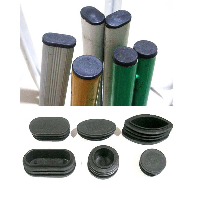 Oval stool foot pad iron chair foot cover steel pipe hole plug dining table and chair floor protection furniture leg pad plug cap