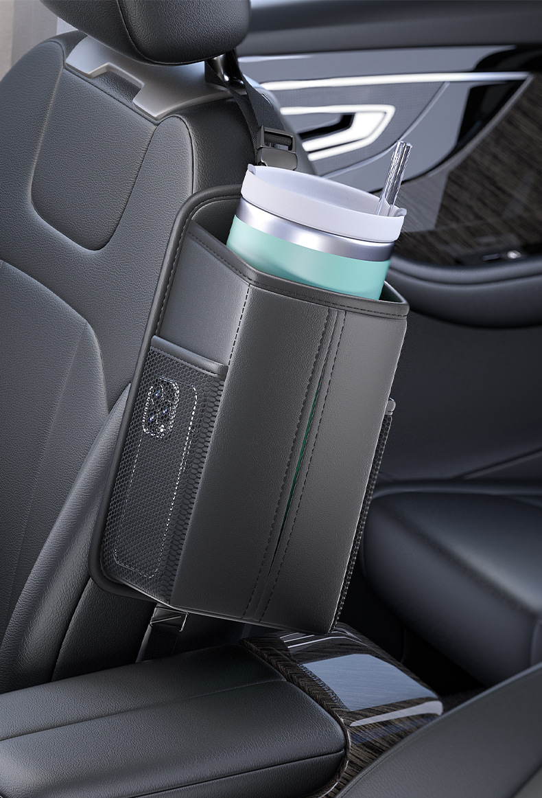 Car Seat Side Tissue Box - Universal Multifunctional Hanging Tissue Storage Bag