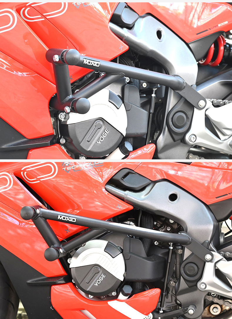 Suitable for Loncin Rr500S Bumper Anti-Collision and Anti-Fall Bumper Motorcycle Front Bumper Competition Bumper Modification