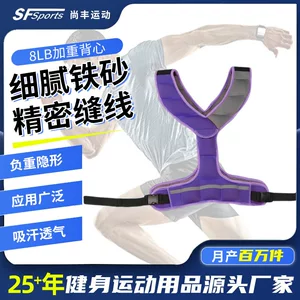 厂家新款货源沙袋背心跑步健身器材负重背心便携带健身负重沙袋