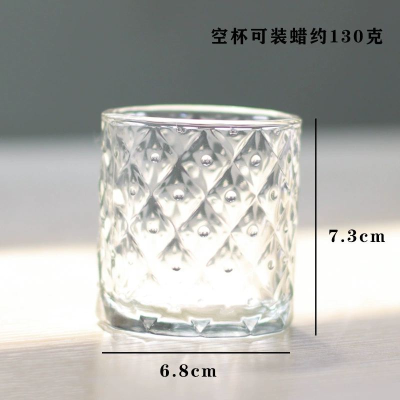 Заводская прямая продажа стеклянной чаши Candida Candle DIY аромерапии свечи Монгольская сумка Монгольская барбан Разносная каменная воздушная ёмкость пустая бутылка