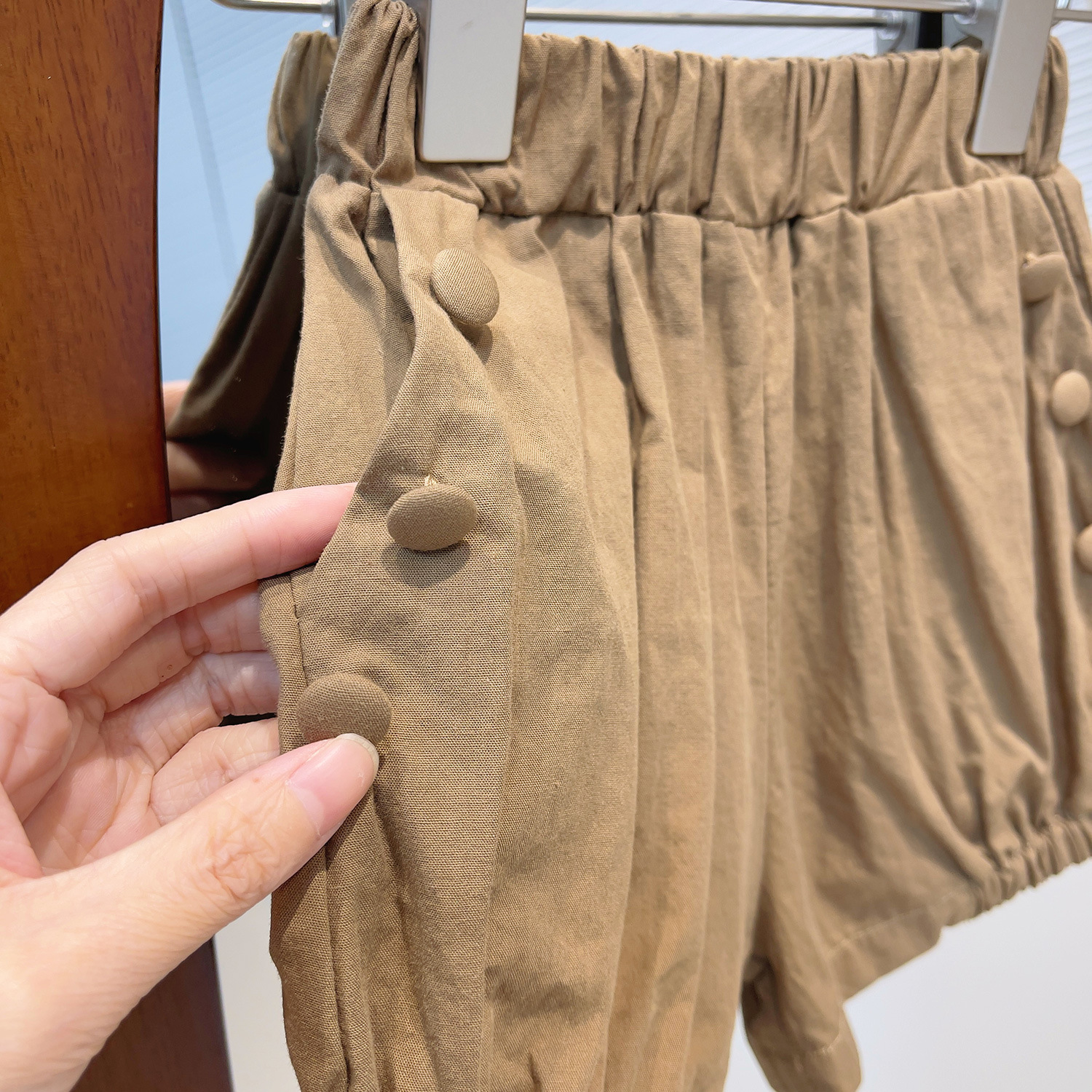 Mädchen Set Mit Rüschenärmel Top Und Lässigen Shorts_voghion.com