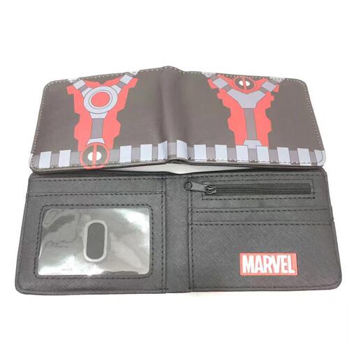Superhero Series Iron Man Coin Purse Wallet Card Holder for Male and Female Students