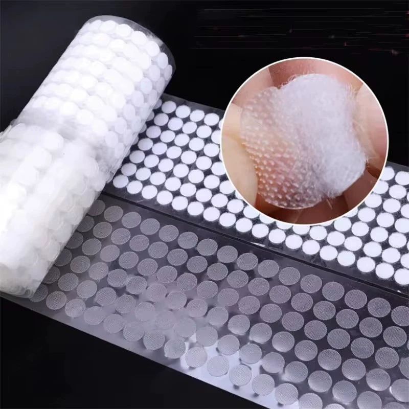 Клейкая лента 1-3см круглые застежки Velcro тихая книга ручной работы DIY самоклейка пряжка нейлон без следа маленькая круглая точка мамы-детеи