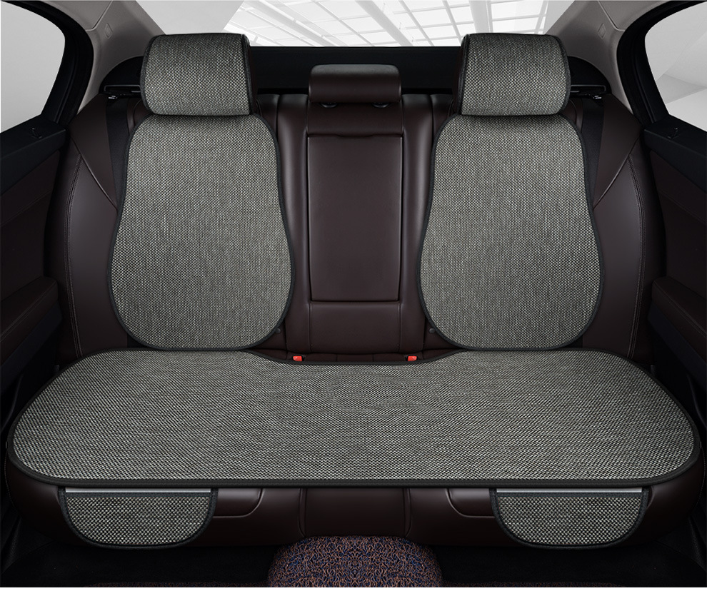 Car Seat Cushion Four Seasons Universal Summer Linen Breathable