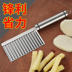 波紋刀ステンレス狼牙ジャガイモ刀切ジャガイモ波刀厨房家庭用切菜神器花式切器