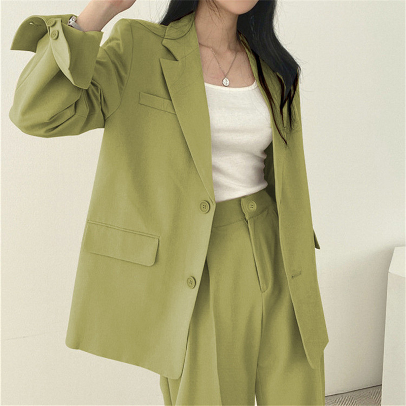 Black Camel Suit Blazer Women's Spring and Autumn Spot Wholesale New Korean Style Casual Suit Suit for Women Black Camel Suit Blazer Women's Spring and Autumn Spot Wholesale New Korean Style Casual Suit Suit for Women