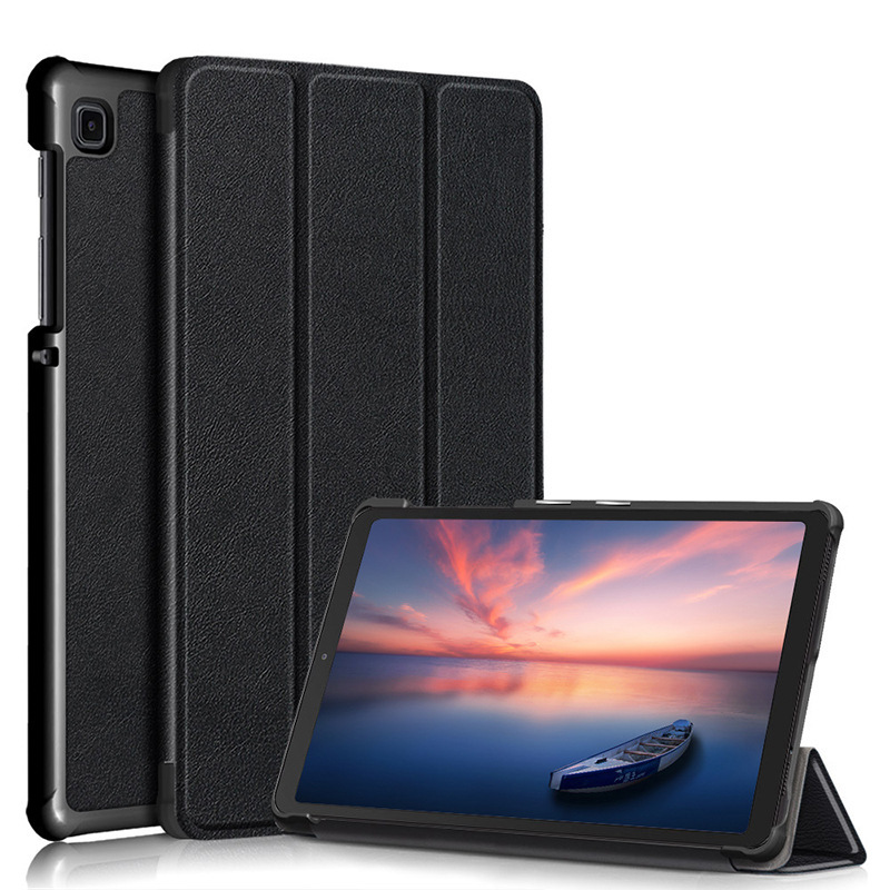 For Samsung Tab A7 Lite 8.7 Leather Case SM-T220/T225 Tablet Protective Case Caster Case