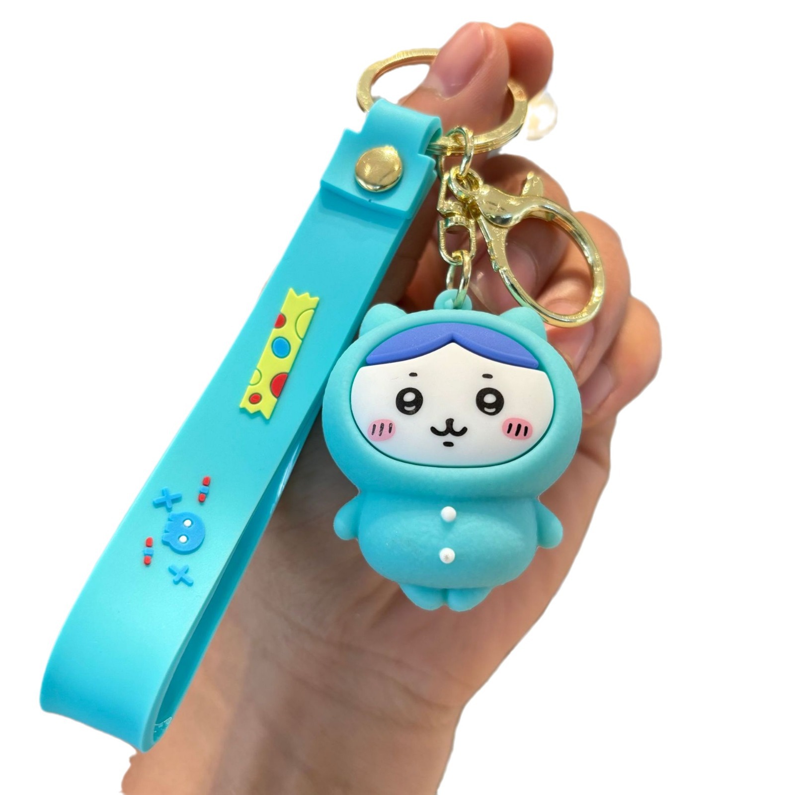 2 a generación Chiikawa llavero Chiikawa muñeca colgante bolso de coche colgante llavero de la máquina