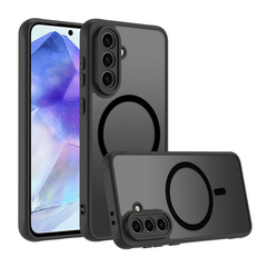 磁気吸着携帯電話ケース Samsung A56 5G A55 5G 保護ケース A54 5G 落下防止ケース A36 磁気吸着オールインクルーシブマット